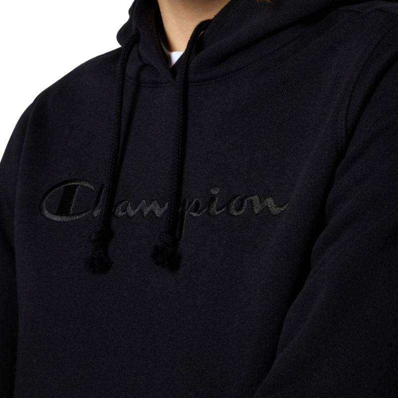 Champion Hooded Sweatshirt Women's Black 118379 KK001 fekete kapucnis pulóver