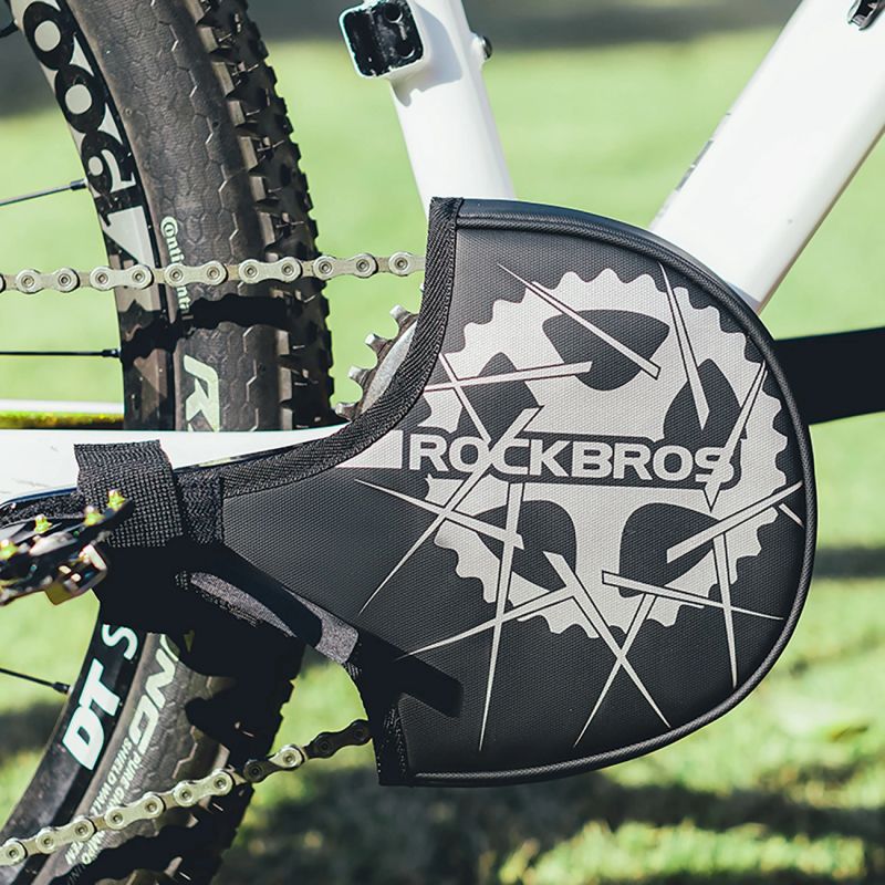 Rockbros D76 Crankset Transport Cover - Black and Gray