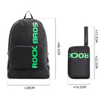 Rockbros H10-BK sports foldable backpack 18 l - black fekete hátizsák