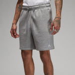 Nike Men's Air Jordan Essentials Fleece Carbon Heather Basketball - short