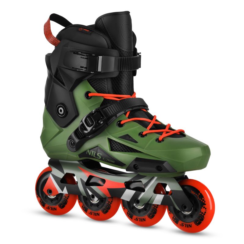 Na1601 Slayd Green Slalom Roller Skates Size 46 Nils Extreme zöld utcai cipő
