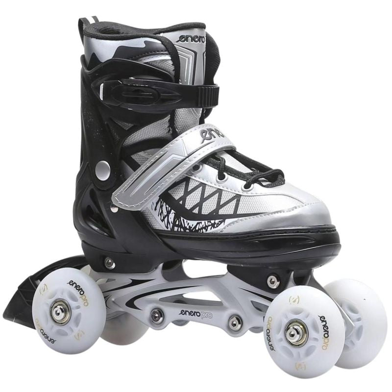 Enero Pro Roller Skates-Roller Skates-Ice Skating 4in1 Led 34-37 Gray szürke skates, roller skates