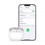 head Ugreen HiTune T3 Active WS106 Wireless Bluetooth 5.2 TWS ANC Headphones - White biały computers and accessories