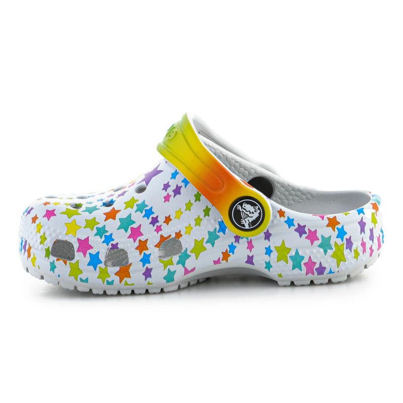 Crocs Classic Disco Dance Party Clog T Shimmer/Multi Flops