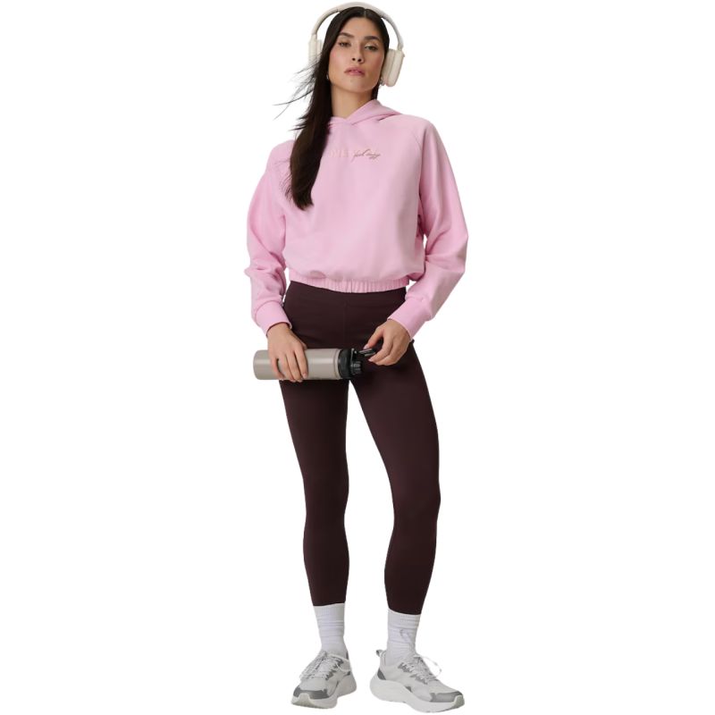 4F Women's sweatshirt F2175 light 56S rózsaszín kapucnis pulóver 4FWSS26TSWSF217556S