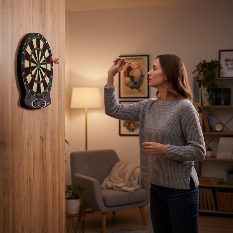 Meteor Electronic Dart Board uniw shields