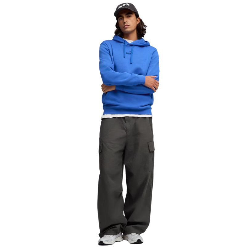 Puma ESS No. 1 Logo Centered Hoodie Men's 692914 kék kapucnis pulóver