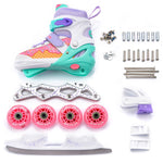 Meteor 4in1 Cream M 34-37 roller skates uniw görkorcsolya