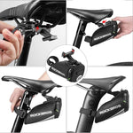 Rockbros C28 bicycle under the saddle - black fekete táska