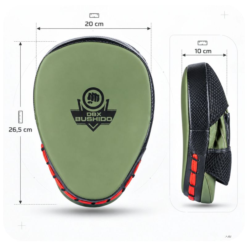 DBX Bushido Ultralight "Camo" Trainer Paws. Set of 2. | fekete védőfelszerelés ARF-Camo