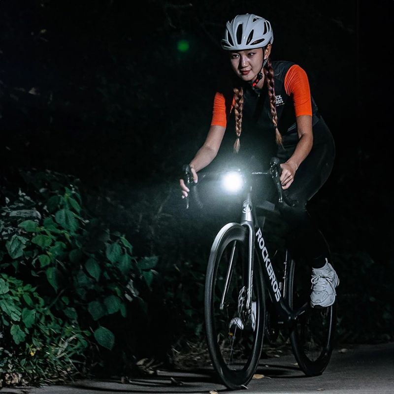 Rockbros Front Bike Light IPX6 - fekete lights, tourist equipment