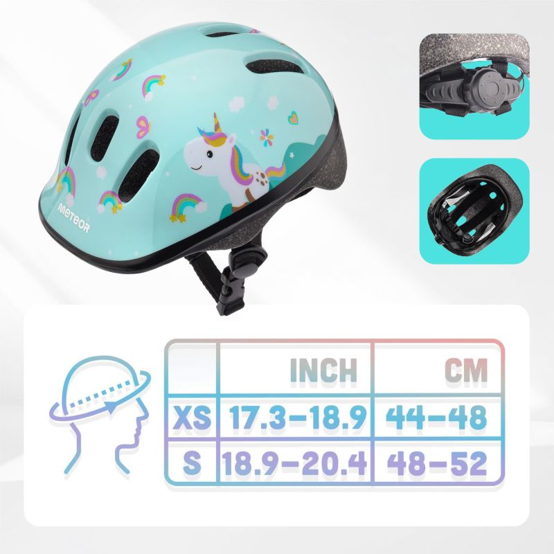Meteor Pony Jr. Bike Helmet KS06 S 48-52 cm uniw helmets
