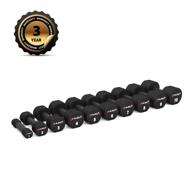 HMS HPT09 2 x 9 KG POLYURETHANE TPU Dumbbells papucs 17-66-218