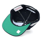 Mitchell & Ness NBA Miami Heat Top Spot Snapback Hwc Heat Cap HHSS2976-MHEYYPPPBLCK Sapka