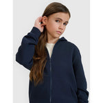 4F Girls’ Zip-Up Hoodie gyerek kapucnis pulóver 4FJWMM00TSWSF1861-31S
