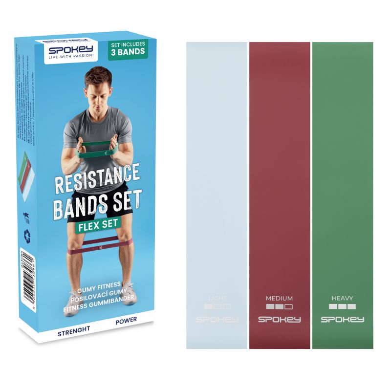 Spokey Flex Set SPK-943086 resistance bands Edzőfelszerelés