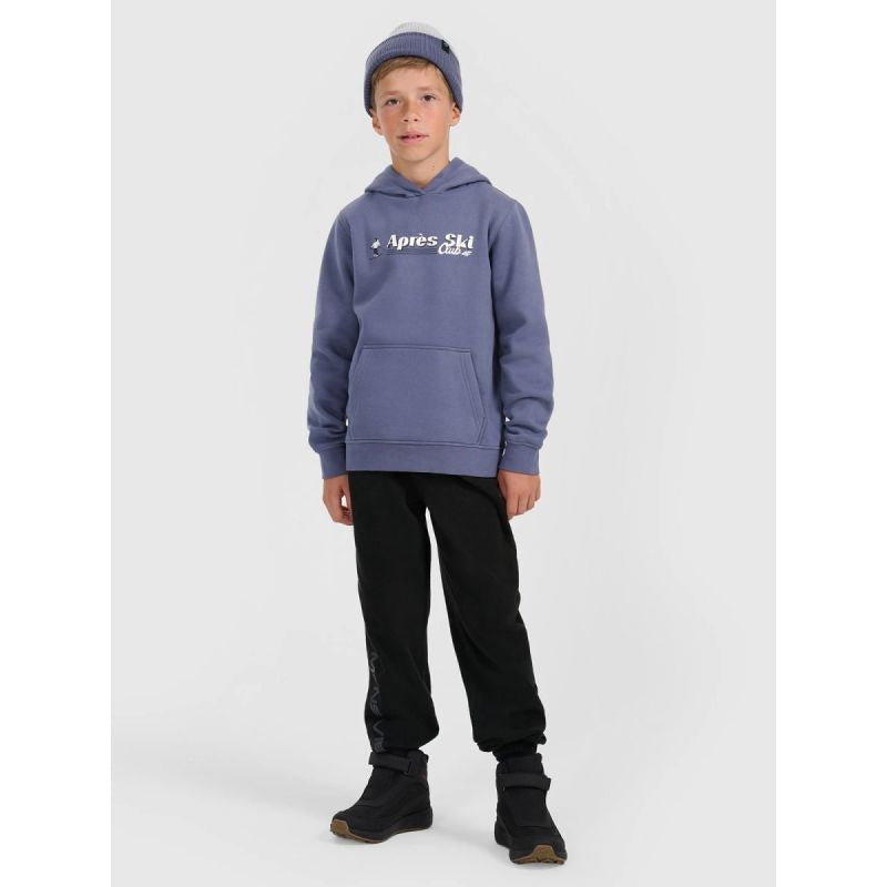 Boy's sweatshirt with hood, open, 4F 4FJRAW25TSWSM2416-32S kapucnis pulóver