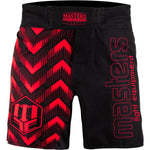 MASTERS FIGHT EQUIPMENT MASTERS PULSE SMMA-P MMA black and red piros rövidnadrág SMMA-P-0102-M
