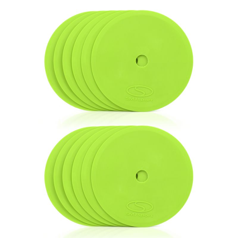 Smj Flat field markers - round 15 cm - 12x green sport ZPO-G Kiegészítő