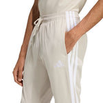 Men's adidas 3-Stripes Tricot Regular Tapered Pants Beige JY7721