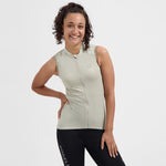 Rogelli women’s sleeveless cycling jersey ESSENTIAL taupe 2XL kerékpáros ruha SIRC2020001.920.2XL