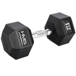 HMS HEX PRO dumbbell 27.5 kg szürke póló 17-66-122