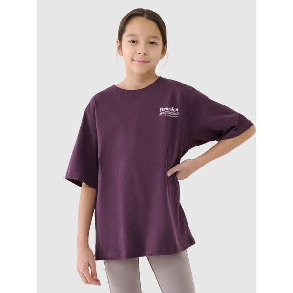 4f Girls' oversize T-shirt with print 4FJRSS25TTSHF2586-50S General