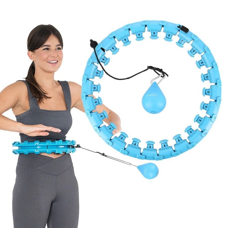 HMS HHW01 hula hoop with studs and weight, blue kék póló 17-44-520