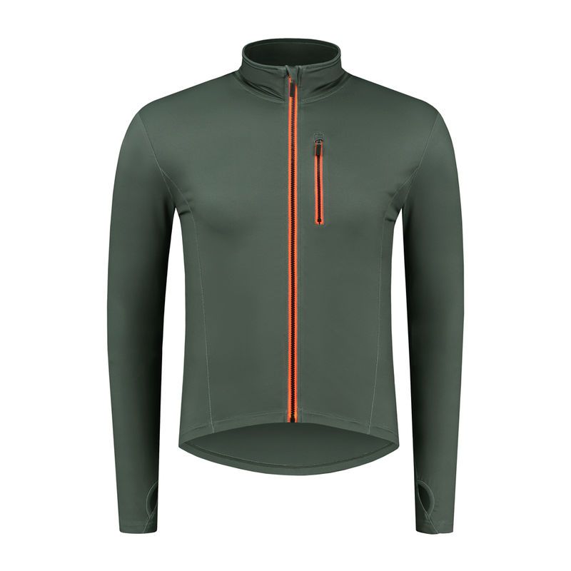 Rogelli JAKE running sweatshirt green 2XL zöld pulóver