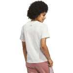 Adidas Cursive Wordmark Graphic Women's T-Shirt White 2xs póló