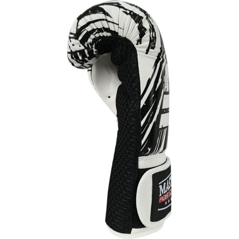 MASTERS FIGHT EQUIPMENT RPU-STYLE boxing gloves white fehér kesztyű 013110-05