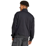 Men's adidas City Escape Fleece Half-Zip GD Sweatshirt Black JF3290 fekete pulóver