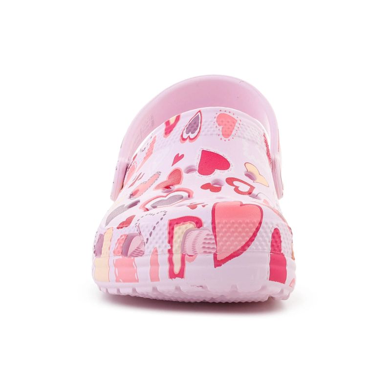 Crocs Classic Vday Clog Kids Pink Milk/Hearts