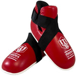 MASTERS FIGHT EQUIPMENT OSPU-1W KIDS Foot Protectors (WAKO APPROVED) (PRICE CHANGE) fekete védőfelszerelés 030611-2XS