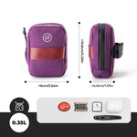 Rockbros F006 small saddle bag, purple fioletowy sporttáska 5907769384219-211950