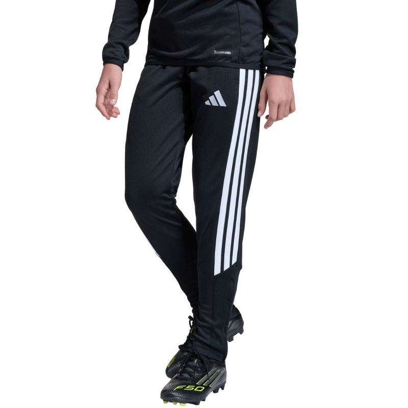 adidas Tiro 26 League Training Slim Kids Black and White JY7117 104cm nadrág