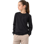 4F Longsleeve T-shirt for girls F460 deep 20S fekete póló