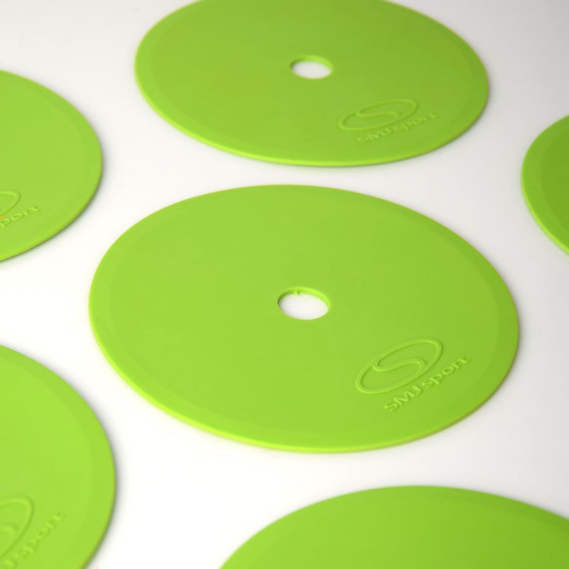 Smj Flat field markers - round 15 cm - 12x green sport ZPO-G Kiegészítő
