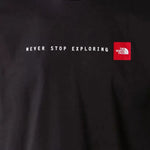 THE NORTH FACE SS Never Stop Exploring Tee M - tnf black fekete póló