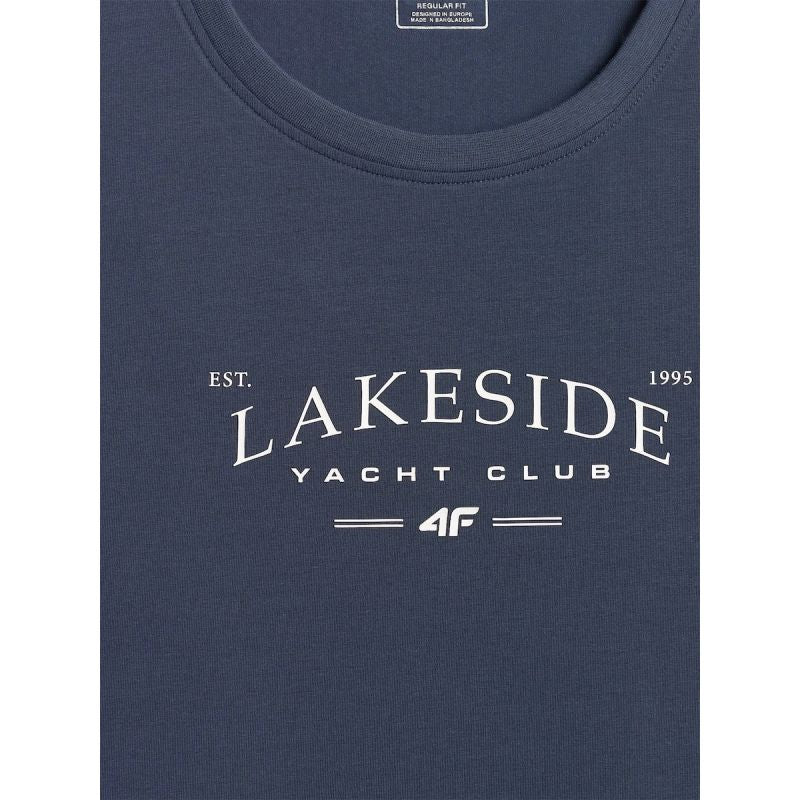 4F Men's regular sleeveless T-shirt with print póló