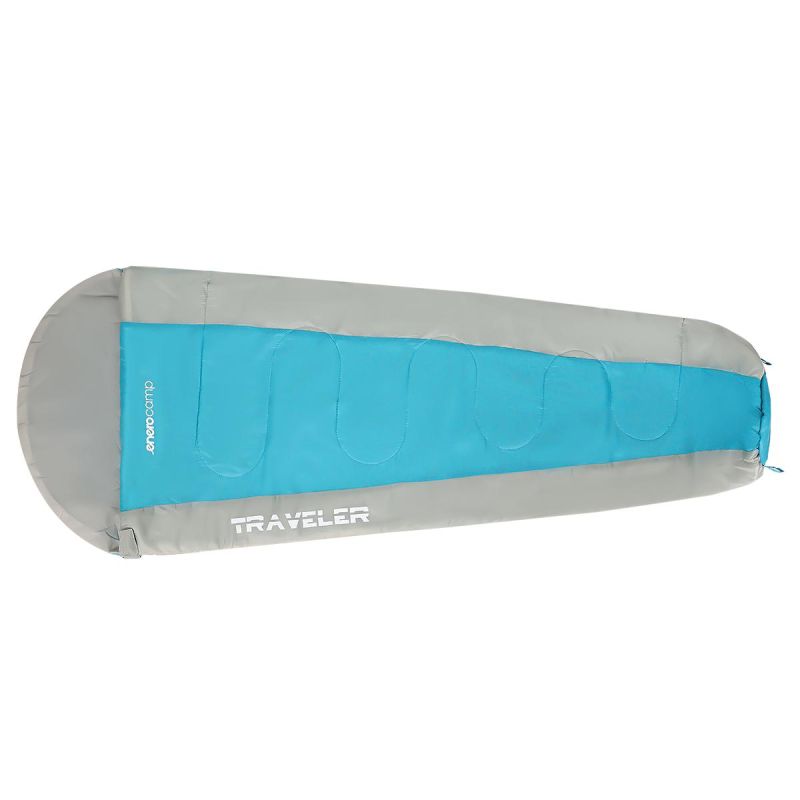 Enero Traveler Sleeping Bag /50cm Blue Grey Camp szürke tourist equipment, sleeping bags