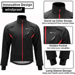Rockbros Winter Cycling 4XL fekete dzseki