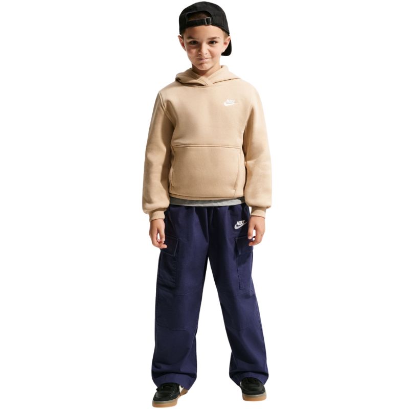Nike Sportswear Club Fleece Kids' Sweatshirt bézs pulóver FD3000286