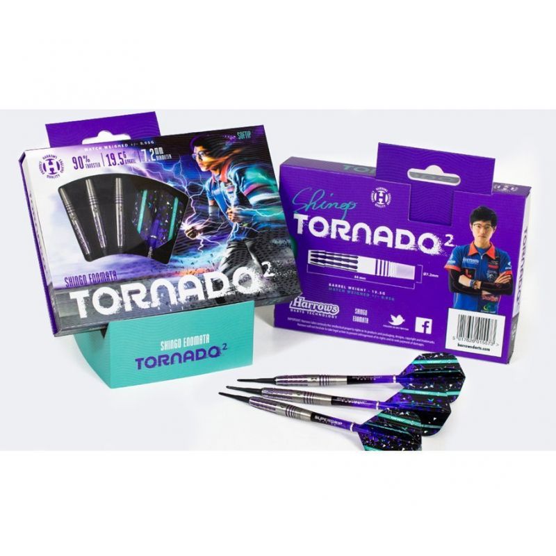 Darts Harrows the Tornado 2 90% Softip Hs-tnk-000013351