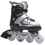 Enero Pro Roller Skates-Roller Skates-Ice Skating 4in1 Led 34-37 Gray szürke skates, roller skates