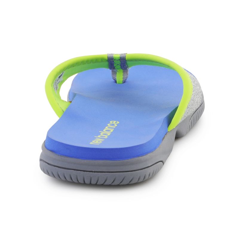 New Balance Kid`S Jojo Thong Gray/Blue Flops