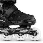 Spokey FIREFLY Inline Skates 35–38 BK/WH sípcsontvédő SPK-946367