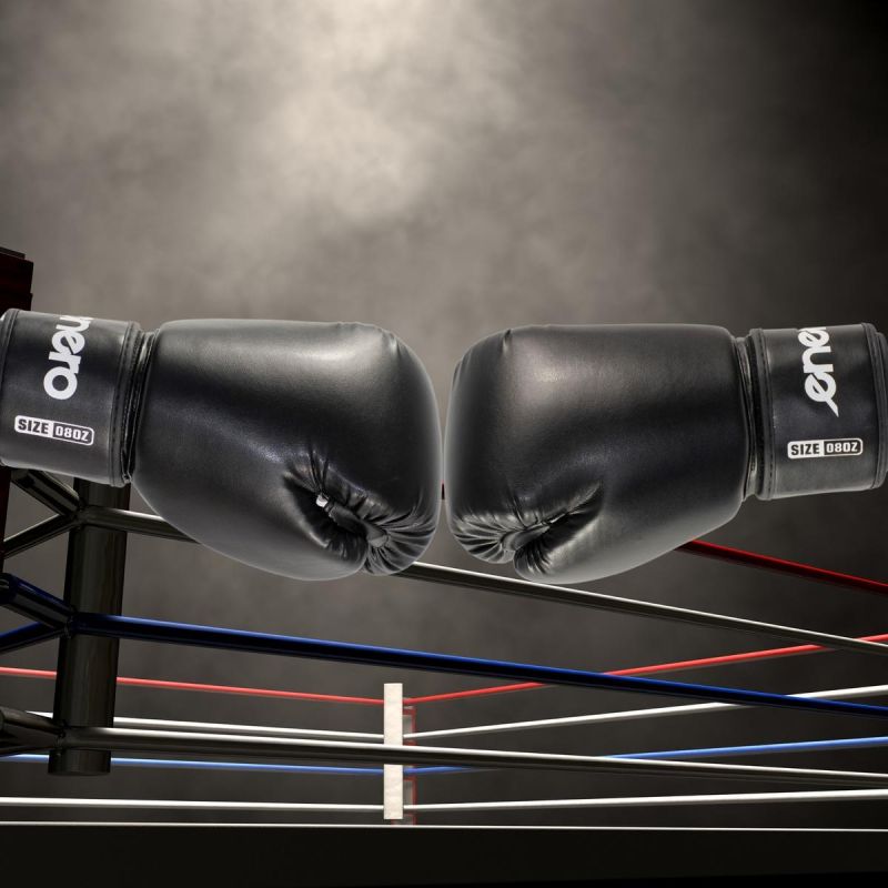 Enero Boxing Gloves Black 12oz fekete kesztyű