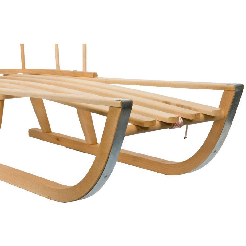 Enero Nina Wooden Sledge With Backrest sled