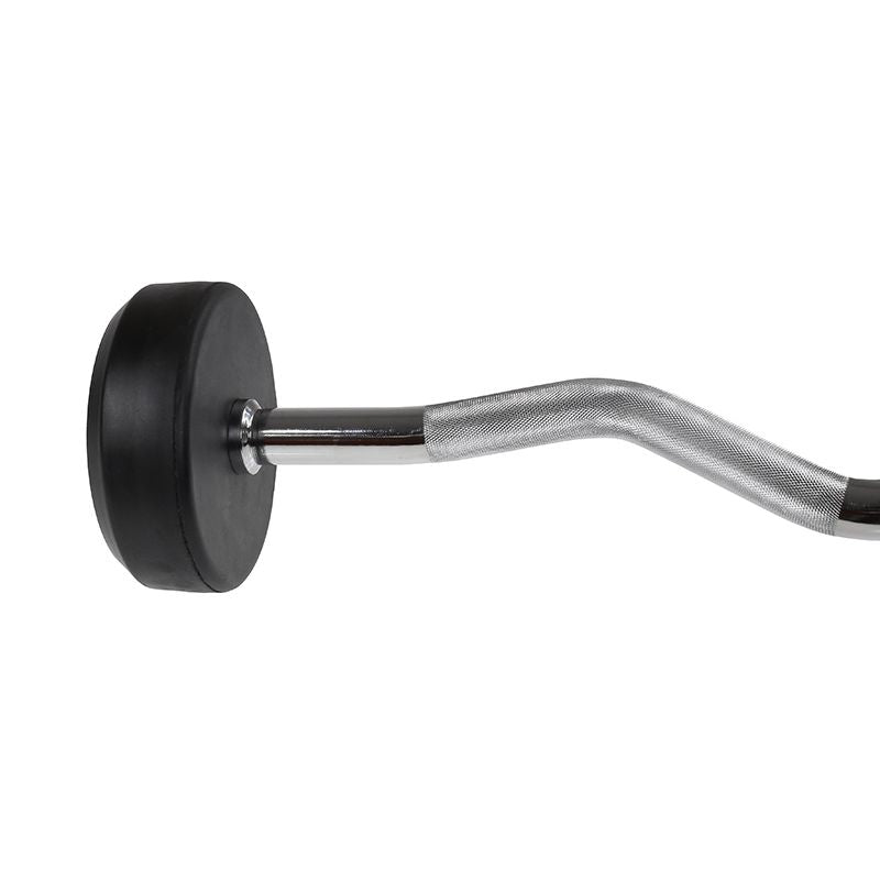 HMS Rubber-coated barbell/curl bar 30 kg GSL-30 fekete súlyzó 17-58-022